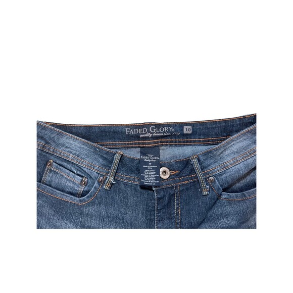 Faded Glory Women's  Blue Skinny Jeans Size 10 Dark Wash Stretches - Picture 5 of 6